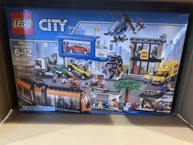 LEGO City 60097 City Square New Sealed Tram Stores Mint!