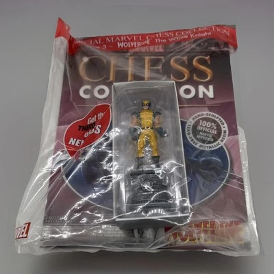 Pieza de ajedrez Marvel/Eaglemoss con cargador - Wolverine Foto 1 de 2