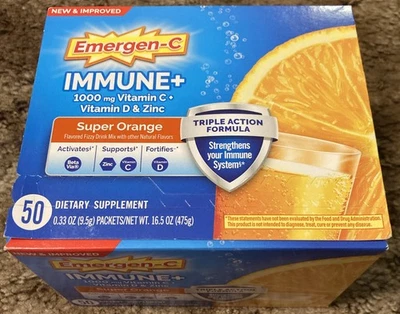 Immune+ Triple Action Immune Support Powder, BetaVia (R), 1000mg Vitamin C, B... - Image 1 of 4