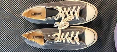 DS VINTAGE CHUCK TAYLOR CONVERSE AÑOS 70 ETIQUETA NEGRA TOP BAJO NEGRO TALLA 14 1/2 EE. UU. Foto 1 de 4