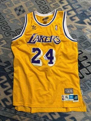 Новый Лос-Анджелес Лейкерс ретро Брайант #24 swingman NBA Джерси золото XL новый - Изображение 1 из 3