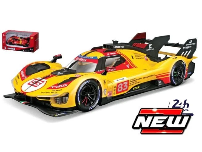 BBURAGO FERRARI 499P #83 AUSTIN GP WINNER - KUBICA - YE - SCHWARTZMAN - 18-36322 - Image 1 of 3