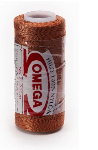 Omega ~ #2 Nylon Thread - 300 yard spool ~ (18-Light Brown) - Image 1 of 1