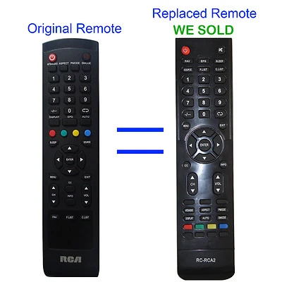 New RCA Replaced Remote RCA2 for RCA LED LCD TV Remote - Image 1 of 3