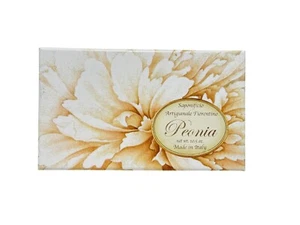 SAPONIFICIO ARTIGIANALE FIORENTINO Peonia Blume duftende Seife 10,5 Unzen - Bild 1 von 3