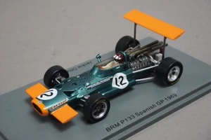 1:43 SPARK S5706 BRM P133 Spanish GP 1969 #12 Jackie Oliver model car - Picture 1 of 4