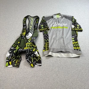Chaise Cycling Jersey M Bib Shorts M Men Gugulethu Padded Full Zip Multi Pocket - Picture 1 of 15