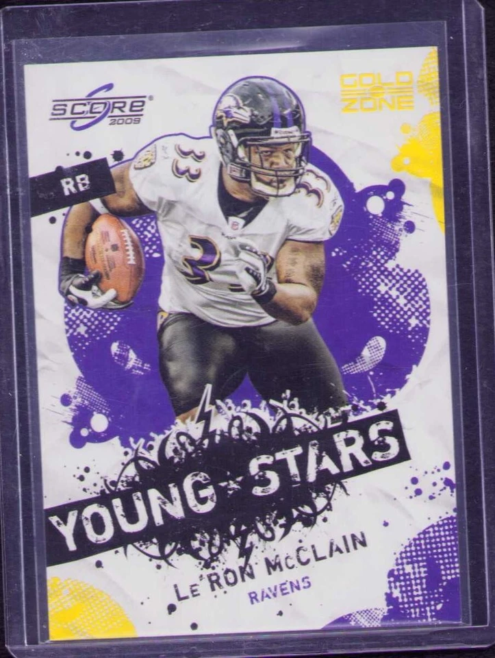 2009 Score - Young Stars #15 Le'Ron McClain Gold Zone 73/299 - Image 1 of 1