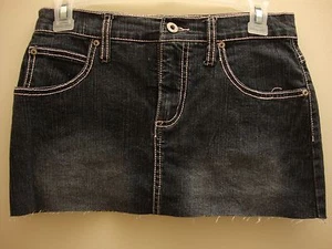 Girls Vanilla Star ~ Denim Jean Mini Skirt  ~ Sz. 14 ~ Pre-Owned - Picture 1 of 5