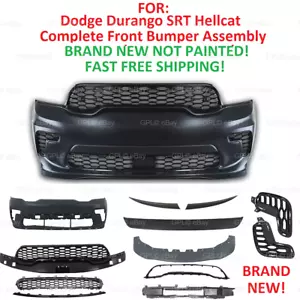 For Dodge Durango SRT Hellcat Complete Front Bumper Assembly full conversion - Picture 1 of 5