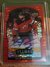 2020-21 Upper Deck Allure Hockey #48 Kyle Palmieri RED Rainbow AUTO!!
