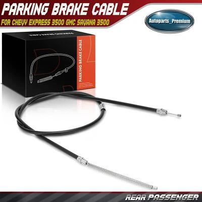 Rear Right Side Parking Brake Cable for Chevrolet Express 3500 GMC Savana 3500 - Image 1 of 4