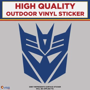 Decepticon Die Cut , High Quality Vinyl Sticker Decals - Picture 1 of 24
