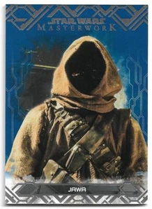 2017 Topps Star Wars Masterwork BLUE Parallel #53 Jawa - Picture 1 of 1