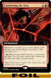 1x - Connecting the Dots - FOIL EXTENDED ART - Murders at Karlov Manor - NM MTG - Picture 1 of 1