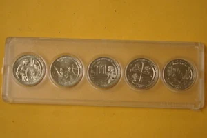 2019 W Complete 5 Quarter Set - Very Hard To Find Now - West Point Mint - Picture 1 of 9