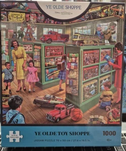 Ye Olde Toy Shoppe Jigsaw Puzzle by Steve Crisp 1000 Piece Vintage Design New - Picture 1 of 1