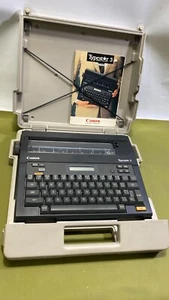 CANON ELECTRIC TYPEWRITER TYPESTAR 5 WITH CASE AND MAUAL PARTS - Picture 1 of 17