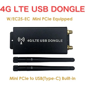 4G LTE USB Dongle W/SIM card Slot Mini PCIe Adapter for WWAN EC25-EC Wireless - Picture 1 of 6