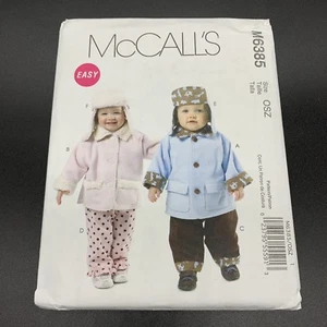 McCalls Sewing Pattern #M6385 Infants Jackets Pants and Hats in All Sizes Uncut - Picture 1 of 3