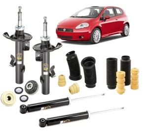 KIT 4 AMMORTIZZATORI E TAMPONI ANTERIORI E POSTERIORI FIAT GRANDE PUNTO - Foto 1 di 6