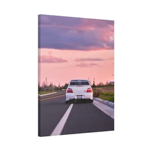Subaru WRX STI High Resolution Museum Quality Vertical Car Canvas Print #001 - Picture 1 of 10
