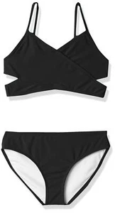 Kanu Surf Girls' Coral Reef Beach Sport Wrap Around Bikini 2-Piece Swimsuit, - Picture 1 of 3