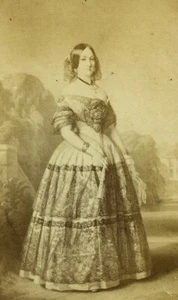 France Duchess of Montpensier Louise-Fernande de Bourbon CDV photo Franck 1865 - Picture 1 of 3