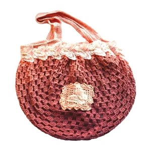 Eco Friendly Reusable String Shopping Bag Mesh Net Tote Bag Market Beach Grocery - Picture 1 of 8