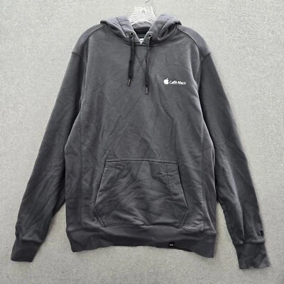 Sudadera New Era Hombre Grande Gris Sudadera con Capucha Logo Bolsillos Manga Larga Foto 1 de 4