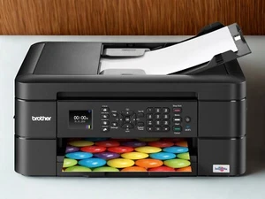Brother MFC-J480dw Wireless Duplex Color Inkjet All-in-One Printer +New Ink - Picture 1 of 11