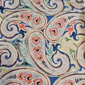 New, Unwashed Springmaid Fabrics Adele Paisley Skip Down The Street c2015 - Picture 1 of 7