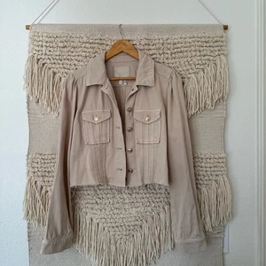 Chaqueta vaquera PAIGE recortada Pacey talla pequeña - Imagen 1 de 7