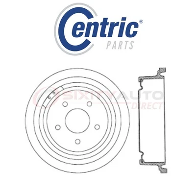 Centric C-TEK Brake Drum for 2002-2007 Saturn Vue 2.2L 2.4L 3.0L 3.5L L4 V6 pa - Изображение 1 из 4