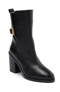 Neu Stuart Weitzman Joplin Schnalle Stiefel schwarz Leder Größe 7M UVP 698 $ - Bild 1 von 9