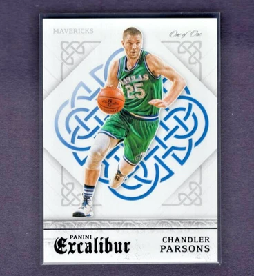2015-16 Panini Excalibur Obra Maestra Negra #135 Chandler Parsons Mavericks #1/1 Foto 1 de 2