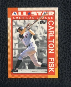 1990 Topps Tiffany All Star #392 Carlton Fisk Hof Chicago White Sox - Imagen 1 de 2