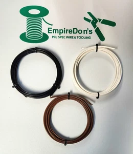 12 AWG Mil-Spec Draht Typ E, (PTFE) Litze versilbert Kupfer 3 Stück - Bild 1 von 1