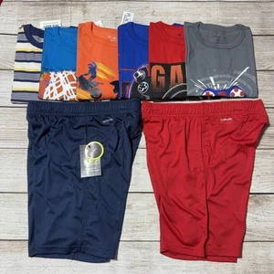 Boys Lot Of Clothes Size L (10-12). NWT! 8 Pieces For Spring/Summer. Colorful - Picture 1 of 21