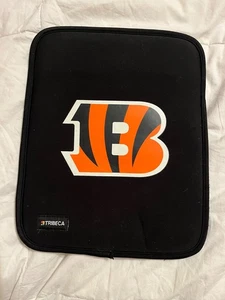 TRIBECA BLACK CINCINNATI BENGALS  FOAM PROTECTIVE SLIP SLEEVE FOR APPLE IPAD - Picture 1 of 2