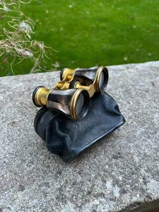 Perlmutt antike Opernbrille mit Etui Callaghan New Bond Street London - Bild 1 von 23