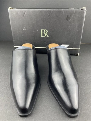 Zapato para mujer Banana Republic cuero plataforma tacón talla 8 negro Foto 1 de 4