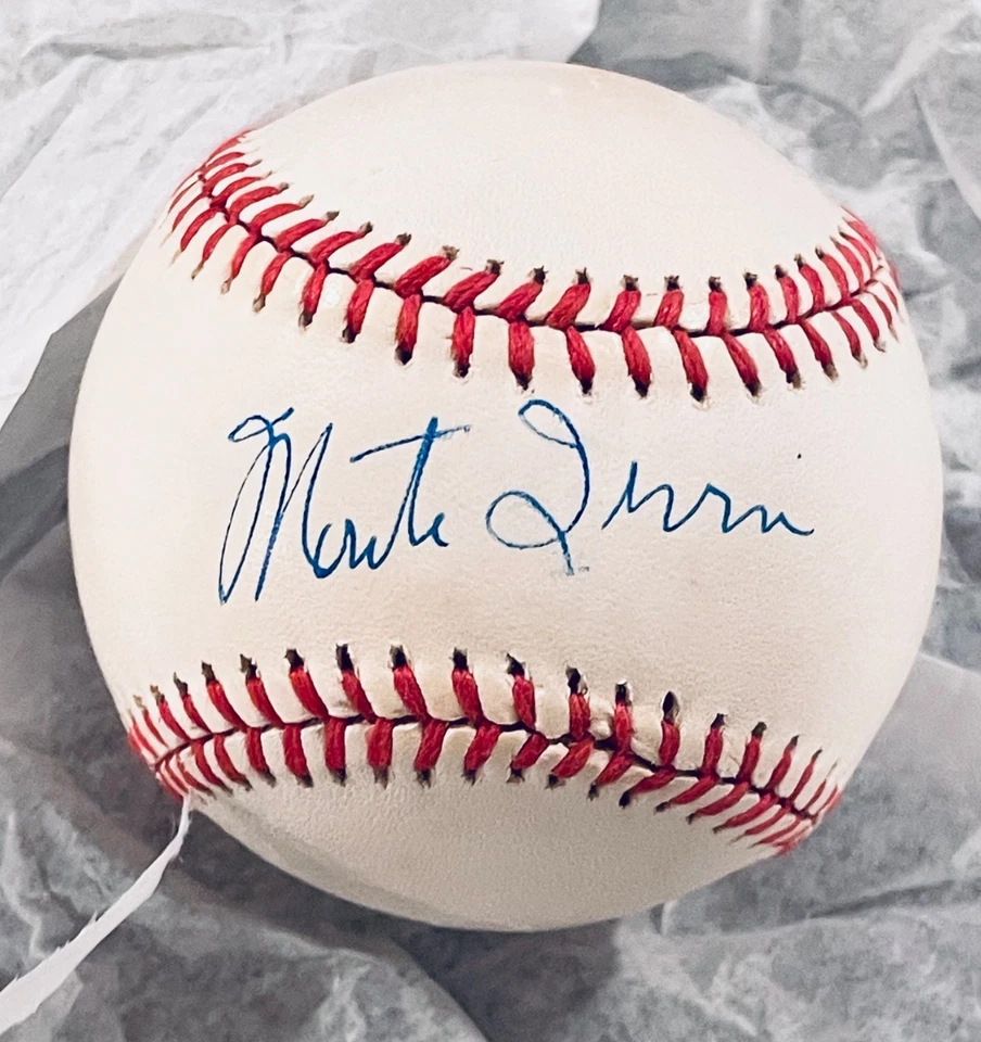 Monte Irvin N.Y. Giants MLB HOF Autographed Major League Baseball  - Image 1 of 4