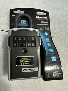 Master Lock 5440D 3-1/4 pulgadas de ancho Bluetooth perilla electrónica montaje caja de bloqueo - Imagen 1 de 7