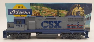 Athearn 4615 HO Scale CSX GP-38 Powered Diesel Locomotive #2704 LN/Box - Image 1 of 4