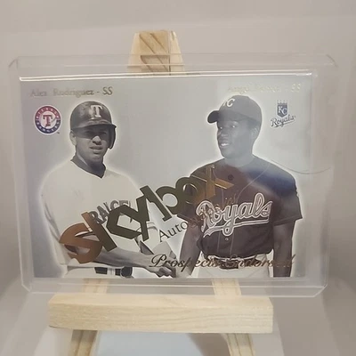 2004 SKYBOX AUTOGRAPHICS PROSPECTS ENDORSED ALEX RODRIGUEZ /ANGEL BERROA #14 - Image 1 of 2
