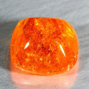 5.17CT 9 MM PAN DE AZÚCAR CABUJÓN IMPRESIONANTE 100% NATURAL NARANJA ESPESARTITA GRANATE - Imagen 1 de 3