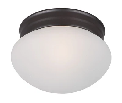 Maxim 5884 Essentials 7"W 1 Light Ceiling Light - Bronze - Image 1 of 3