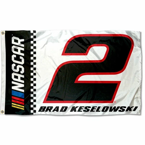 Brad Keselowski 3 by 5 Tailgate Banner Flag Cover