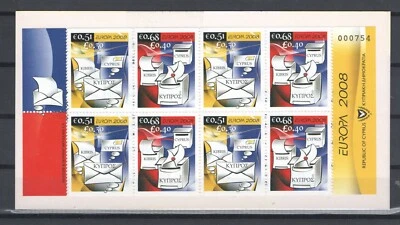 Cyprus 2008 Europa Cept Booklet MNH VF - Image 1 of 2